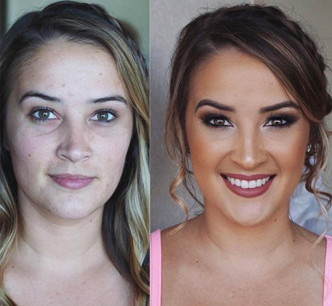 Before and After Makeup Transformation - Brisbane Makeup Artist